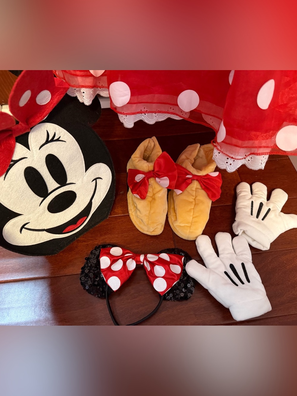 Pottery Barn Kids Minnie Mouse Costume Great Condition - Picture 6 of 7